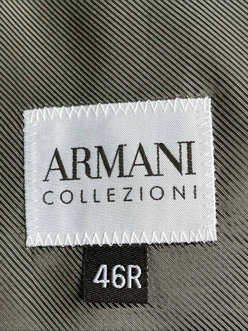 Armani Collezioni Charcoal Gray Windowpane Sport Coat Blazer - Picture 7 of 8